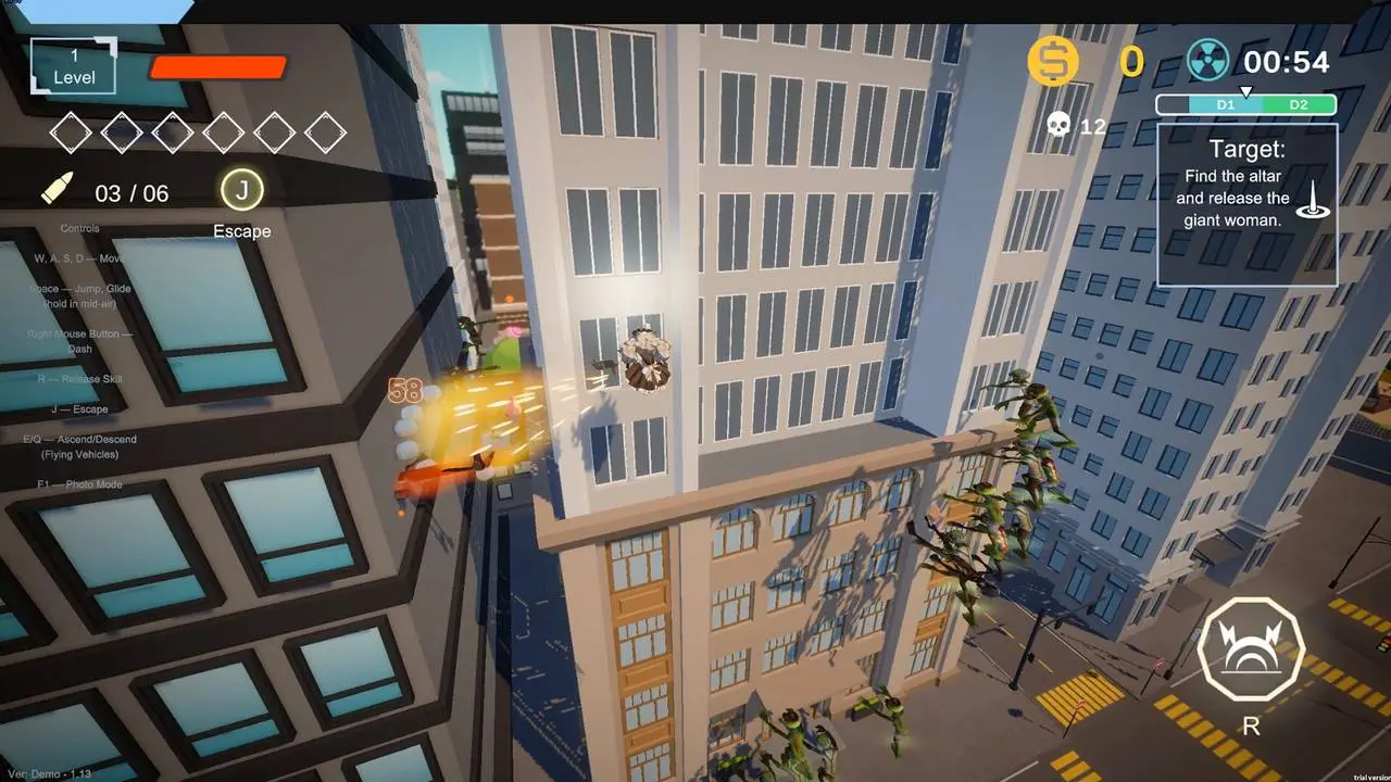 Скриншот игры DopePie Survivors 3D