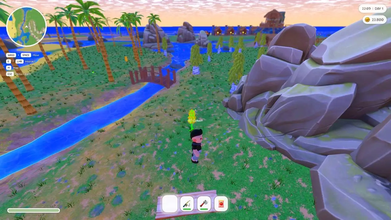 Скриншот игры Cosyland: Island Simulator
