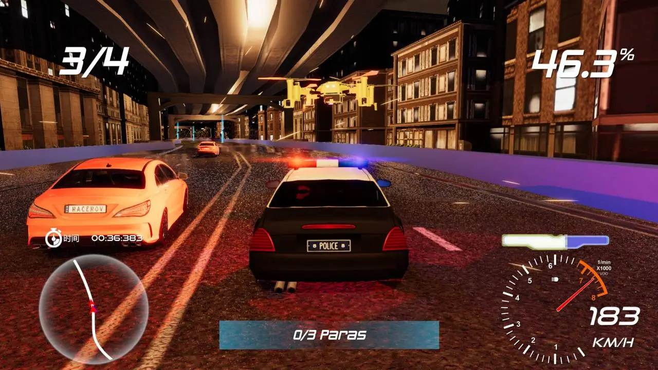 Скриншот игры Racer Overdrive