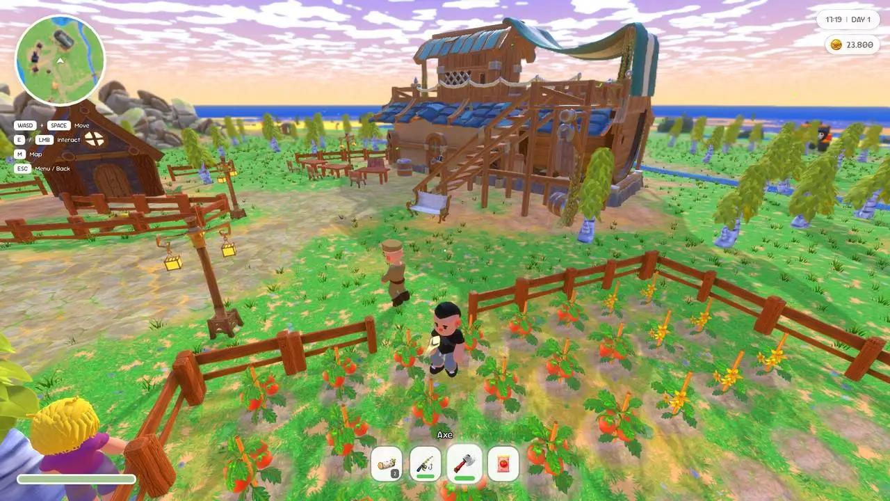 Скриншот игры Cosyland: Island Simulator