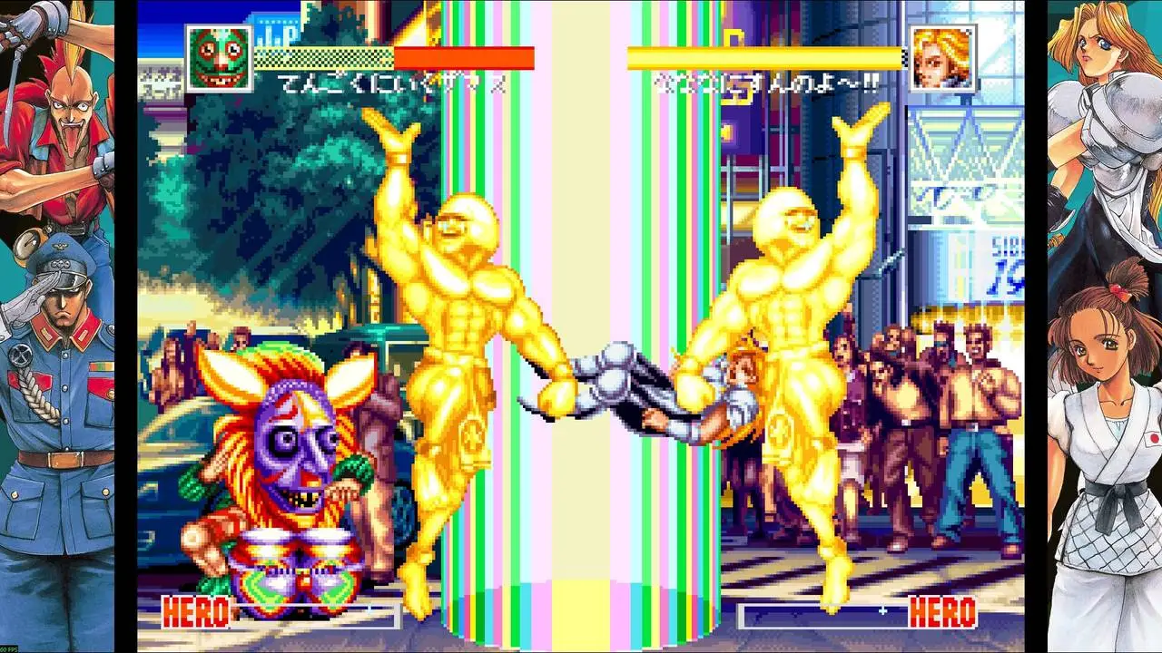 Скриншот игры WORLD HEROES PERFECT