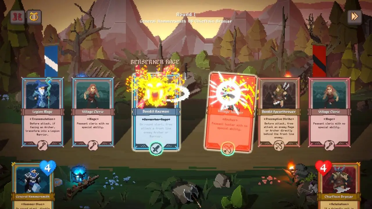 Скриншот игры Blades, Bows and Magic