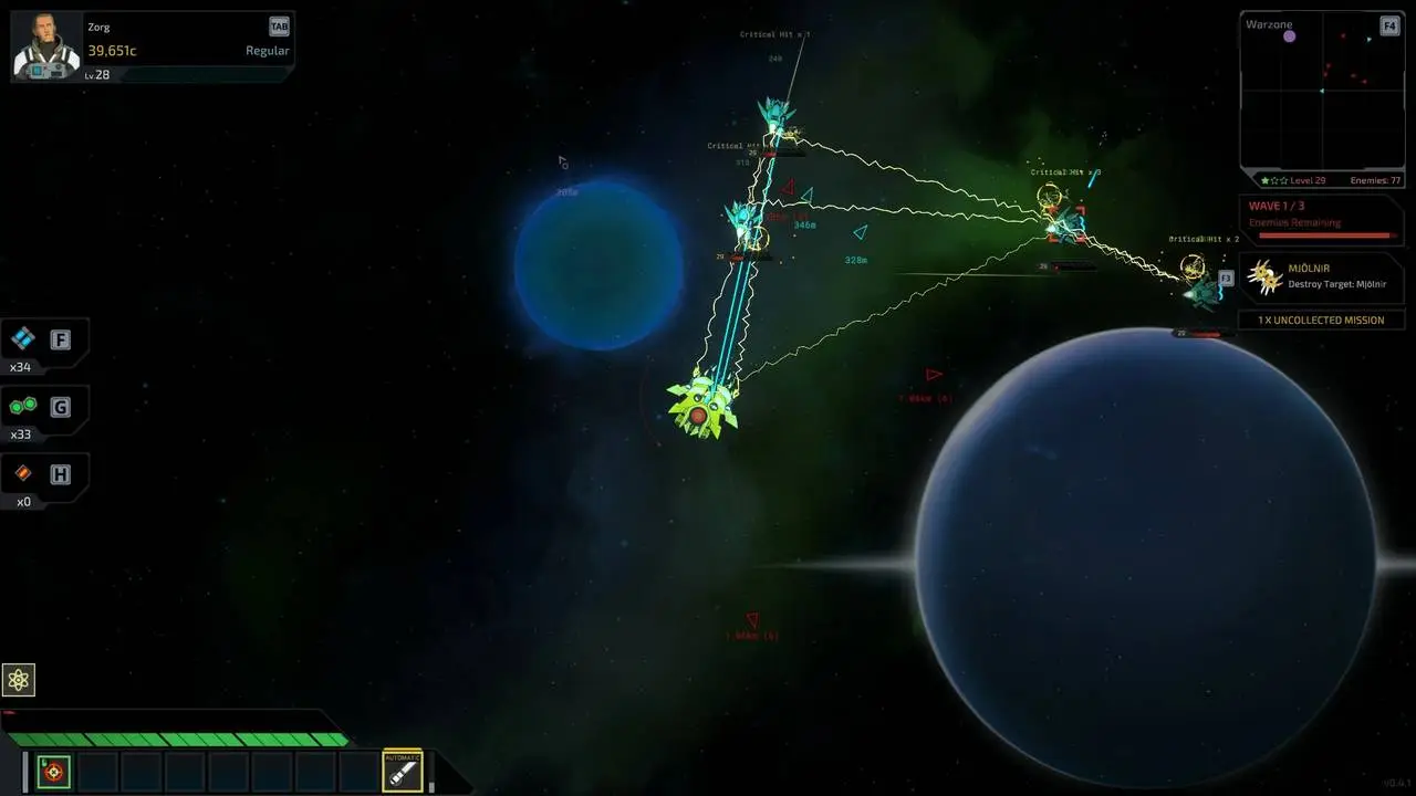 Скриншот игры Star Vortex