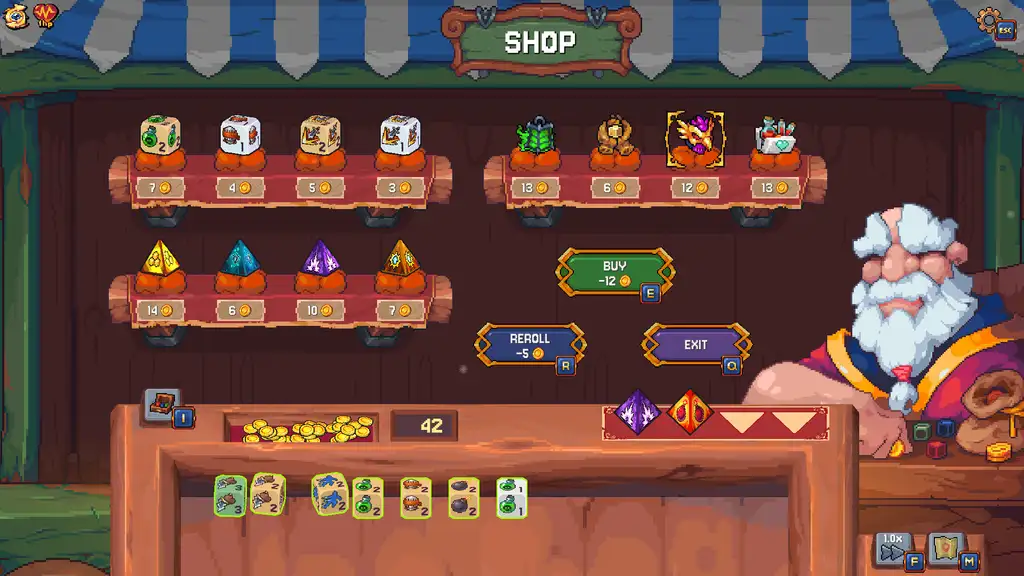 Скриншот игры Rune Dice