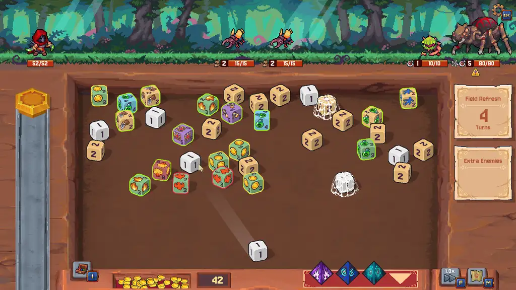 Скриншот игры Rune Dice