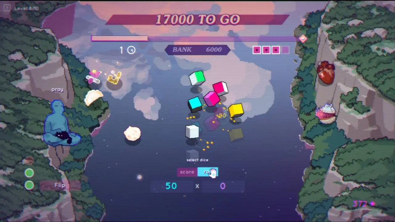 Скриншот игры Dice Have No Eyes