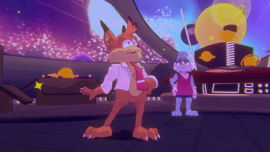 Скриншот игры Bubsy 4D