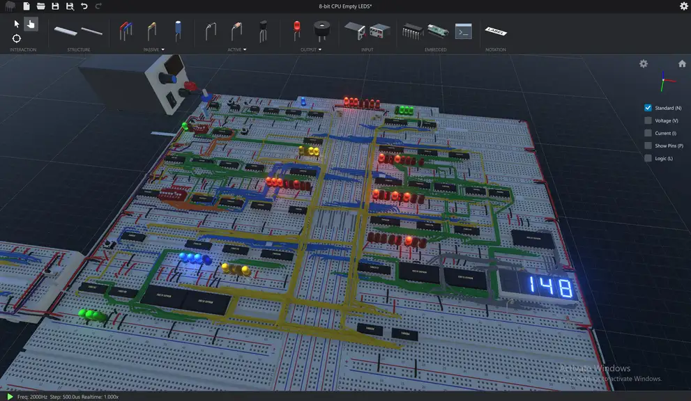 Скриншот игры CRUMB Circuit Simulator