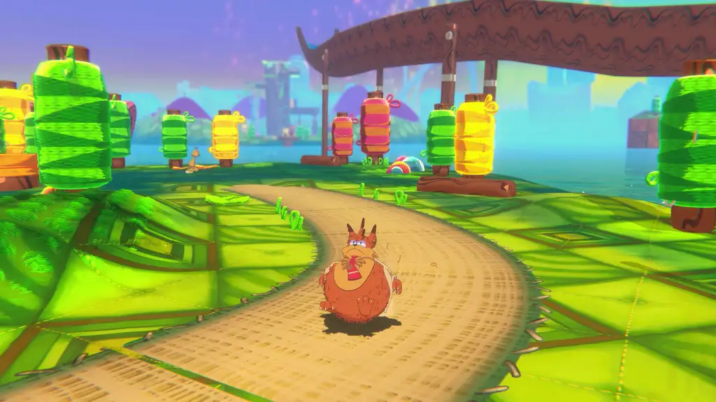 Скриншот игры Bubsy 4D