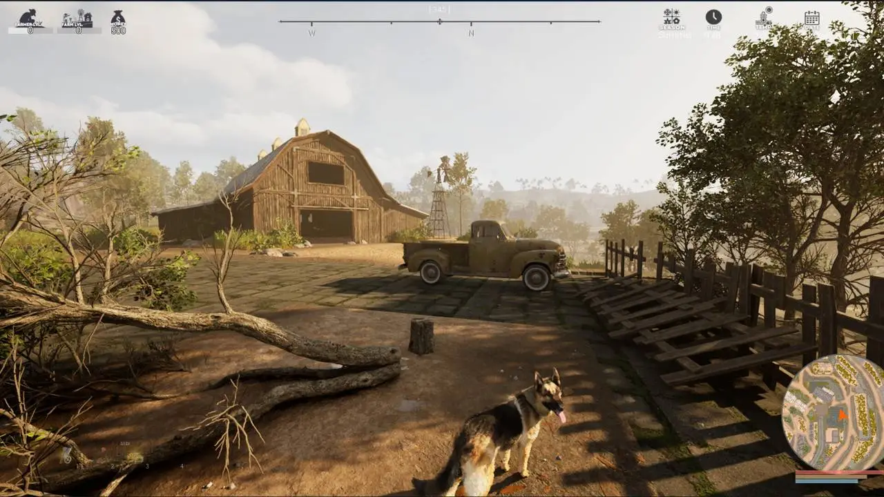 Скриншот игры Hillshade Farm