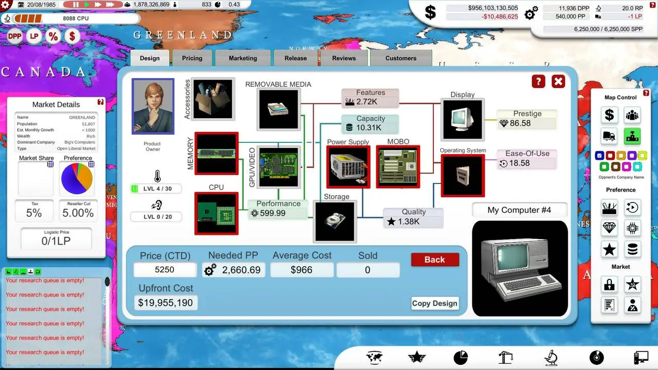 Скриншот игры Computer Tycoon