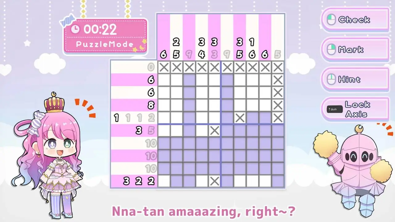 Скриншот игры Nna-tan's Pixel Princess