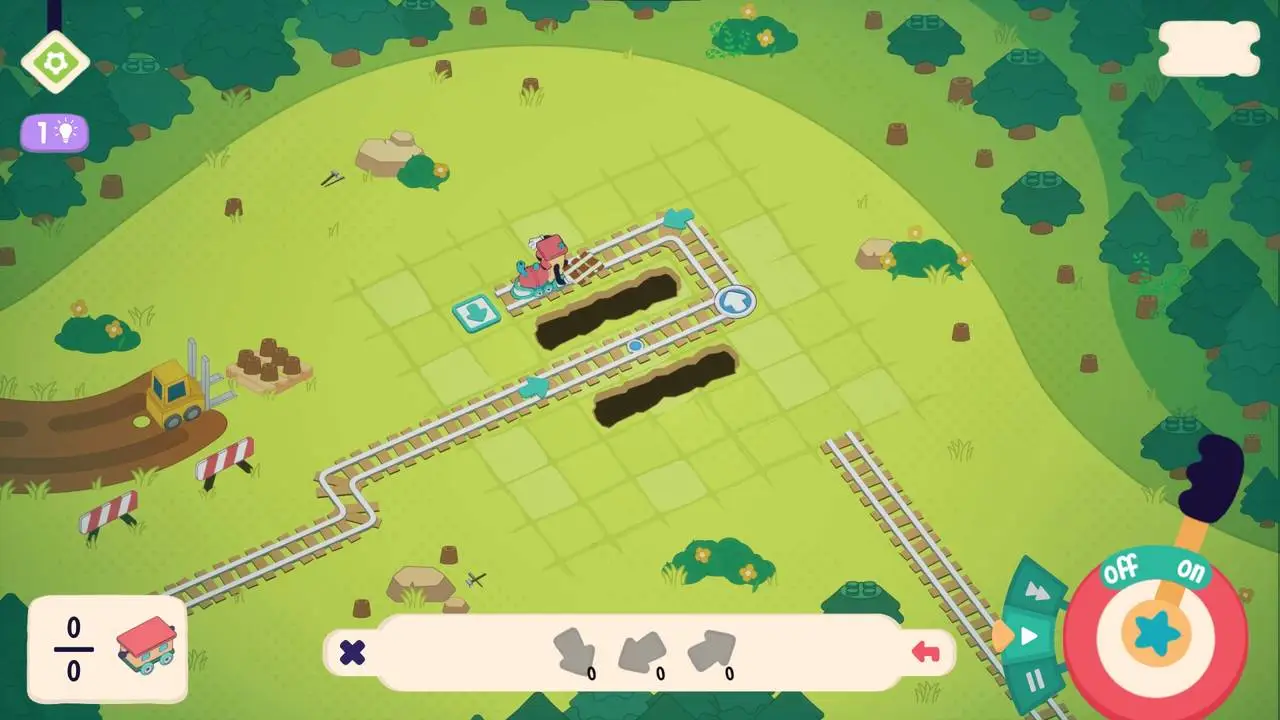 Скриншот игры Trackastrophe!