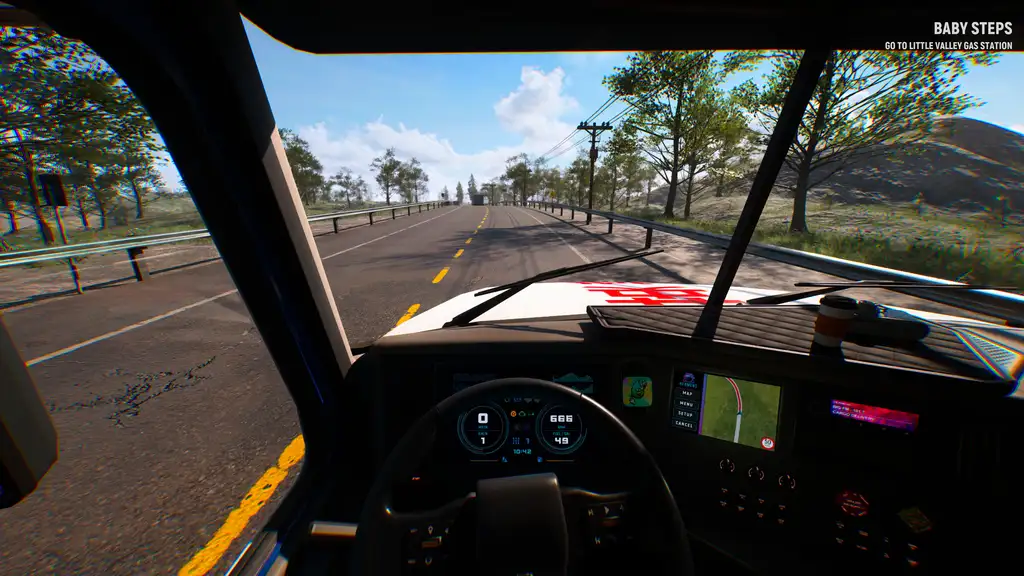 Скриншот игры Truck Driver: The American Dream