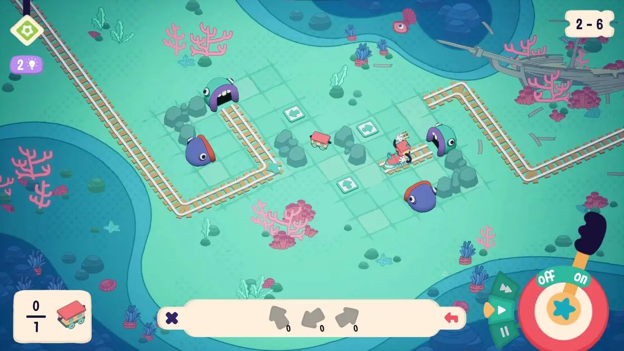 Скриншот игры Trackastrophe!