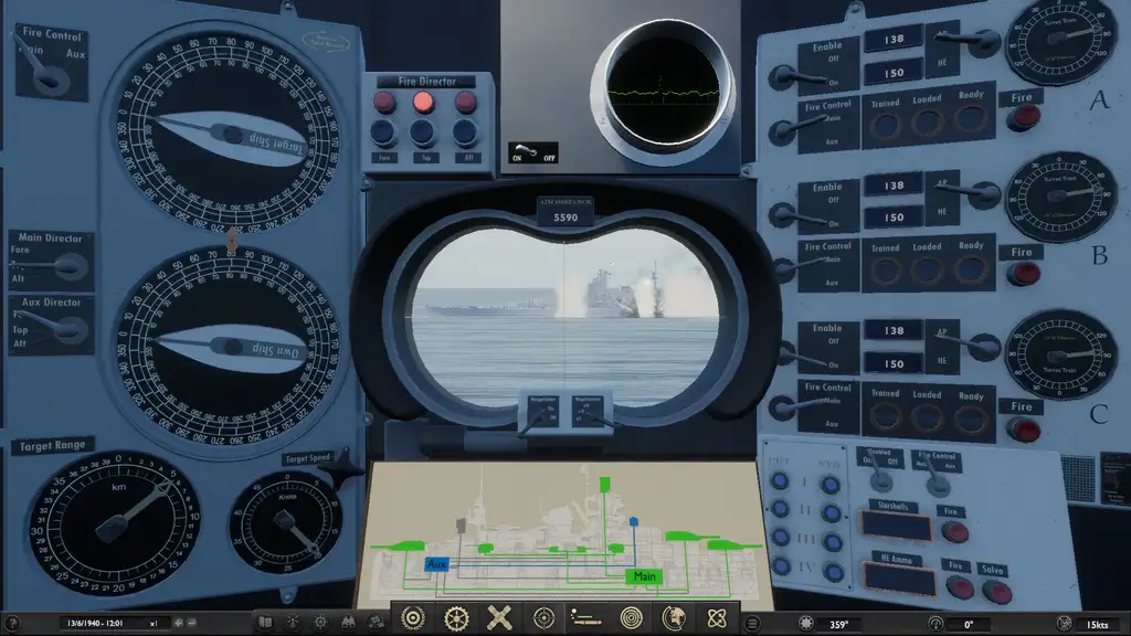 Скриншот игры Battleship Command
