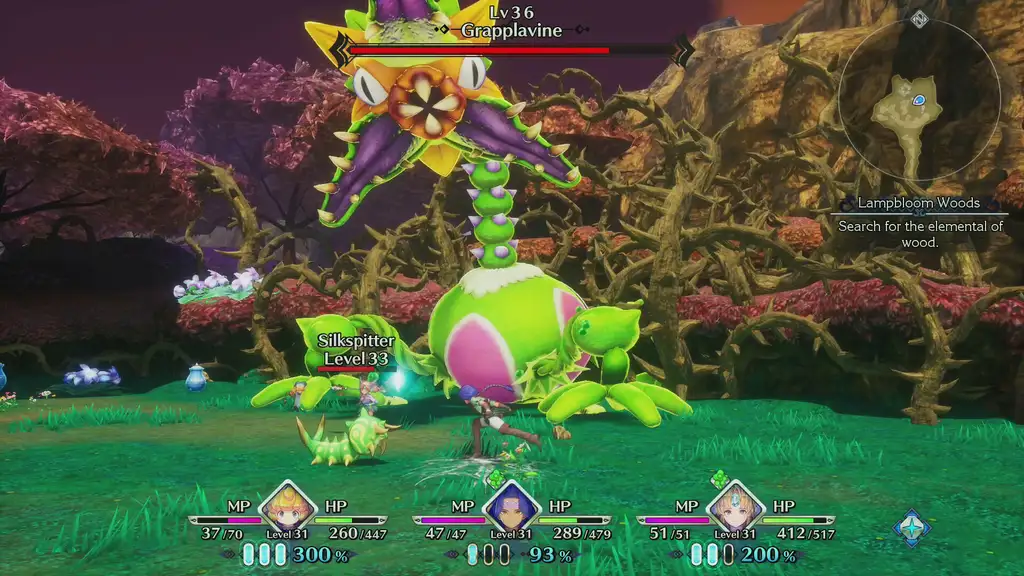 Скриншот игры Trials of Mana