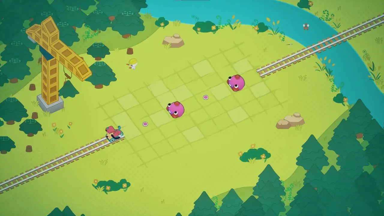 Скриншот игры Trackastrophe!