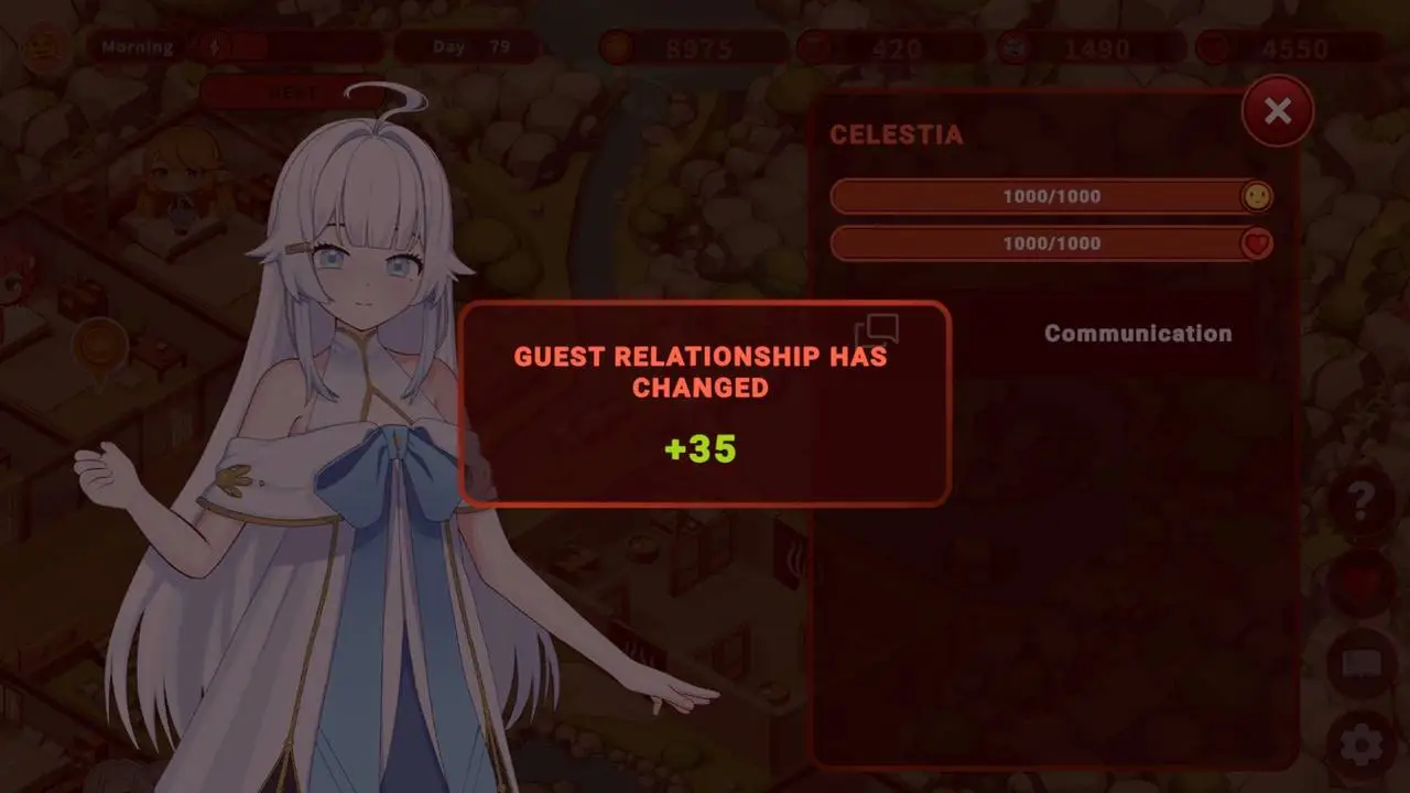 Скриншот игры My Isekai Hotel