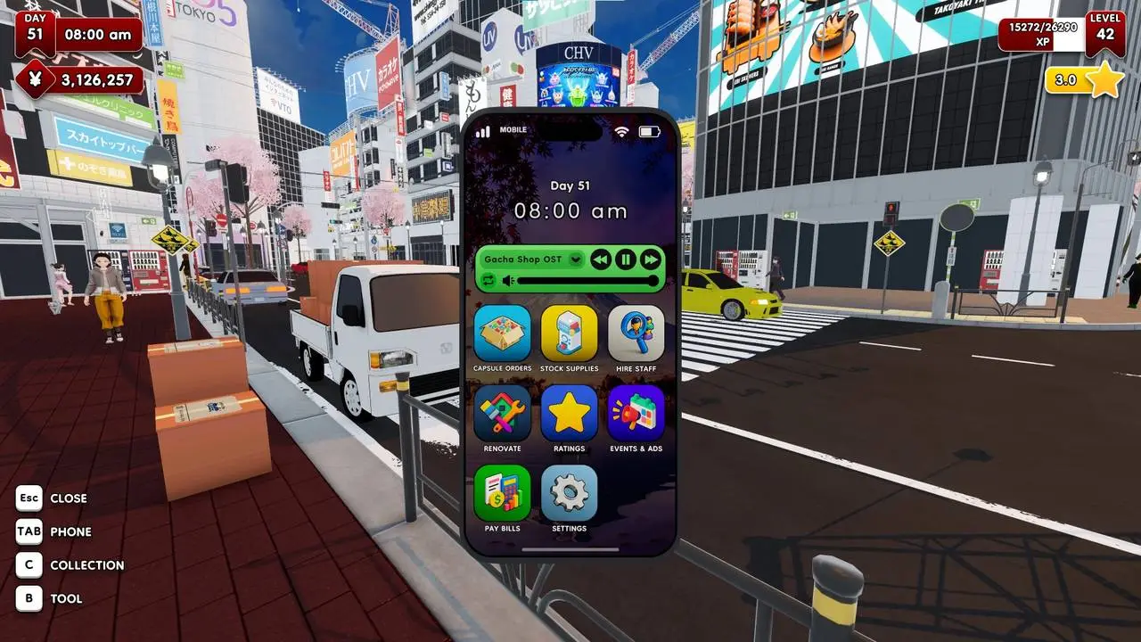 Скриншот игры Gacha Capsule Shop Simulator - Akihabara