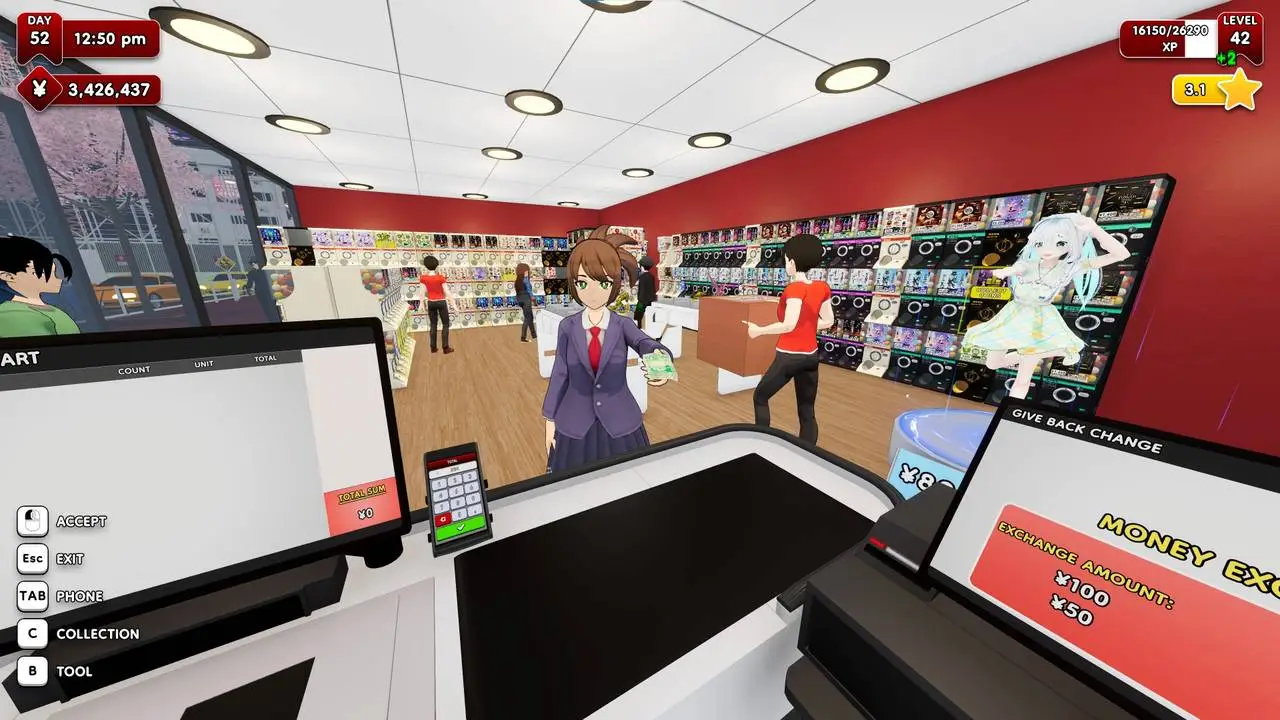 Скриншот игры Gacha Capsule Shop Simulator - Akihabara