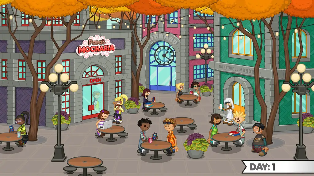 Скриншот игры Papa's Mocharia Deluxe