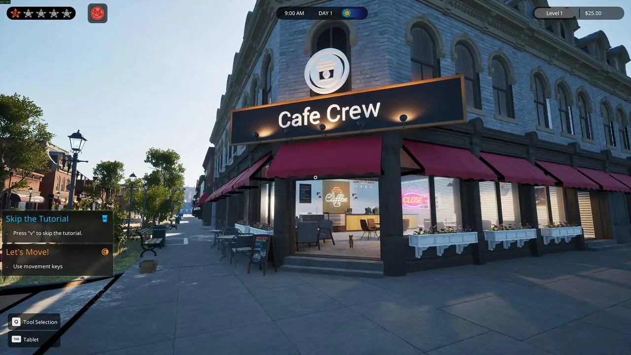 Скриншот игры Cafe Crew Simulator