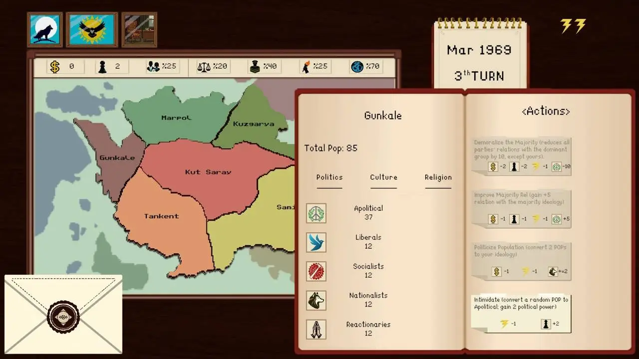 Скриншот игры Statecraft: Corrupted Democracy