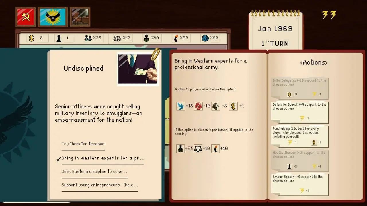 Скриншот игры Statecraft: Corrupted Democracy