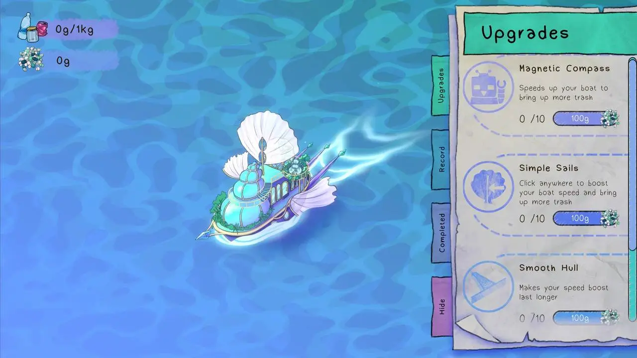 Скриншот игры Ocean Cleaner Idle