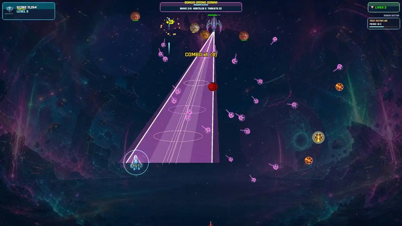 Скриншот игры Nova Swarm