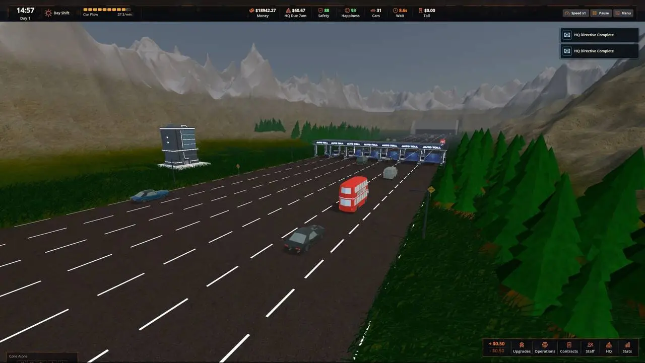 Скриншот игры Tollway Tycoon