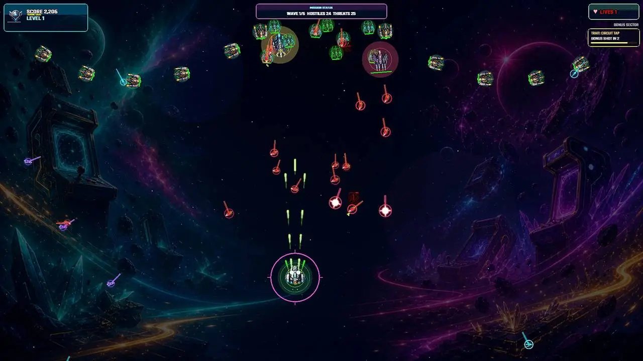 Скриншот игры Nova Swarm