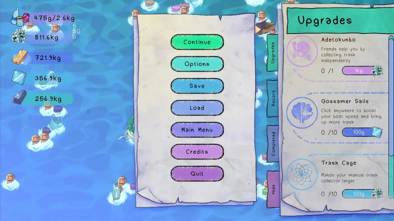 Скриншот игры Ocean Cleaner Idle