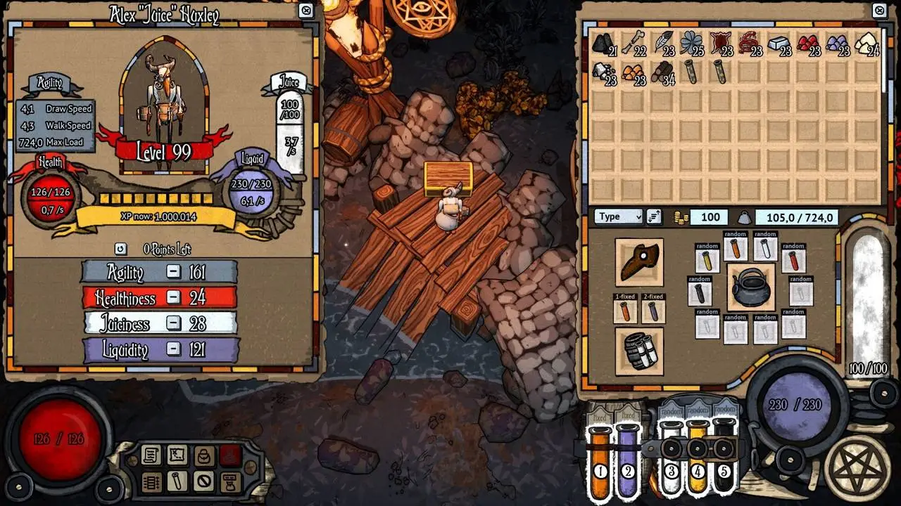 Скриншот игры BattleJuice Alchemist