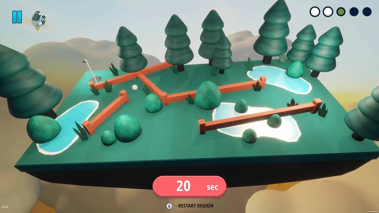 Скриншот игры Tilt It! Golf