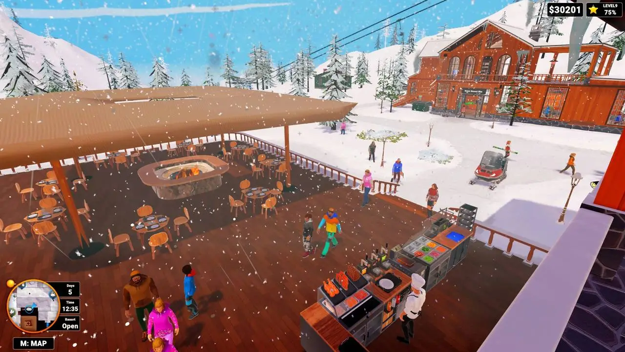 Скриншот игры Snow Resort Simulator