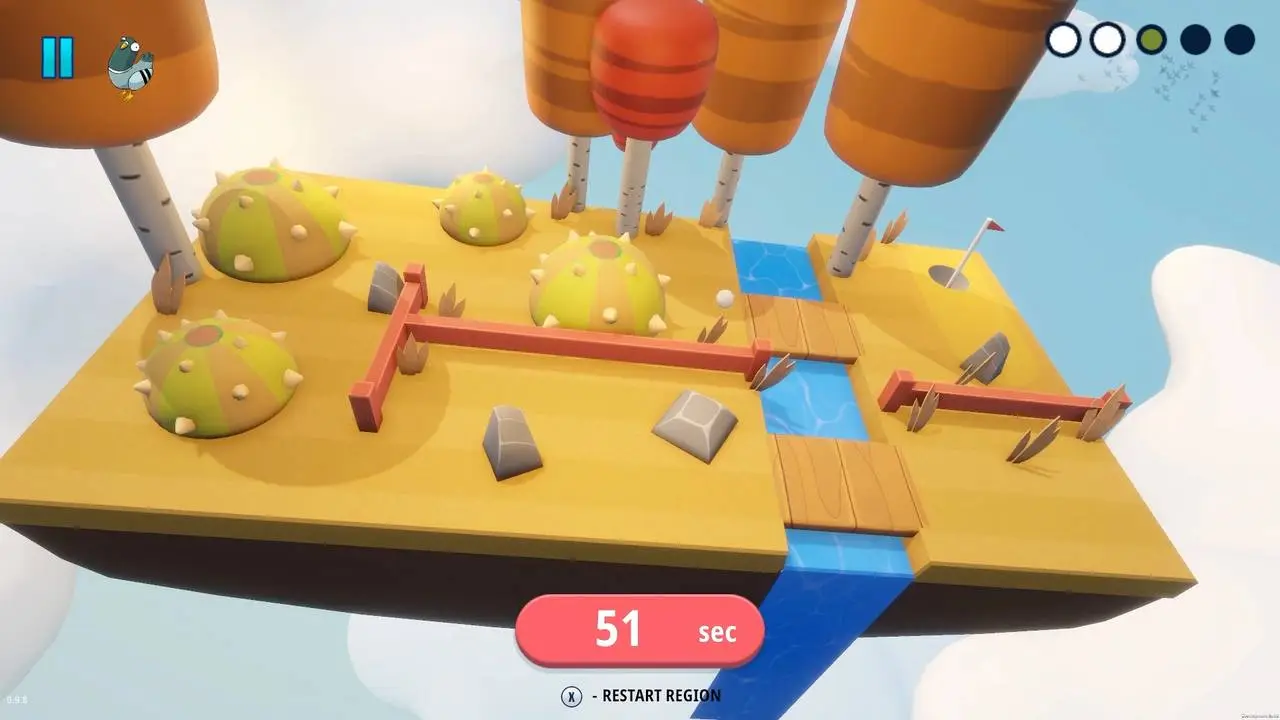 Скриншот игры Tilt It! Golf