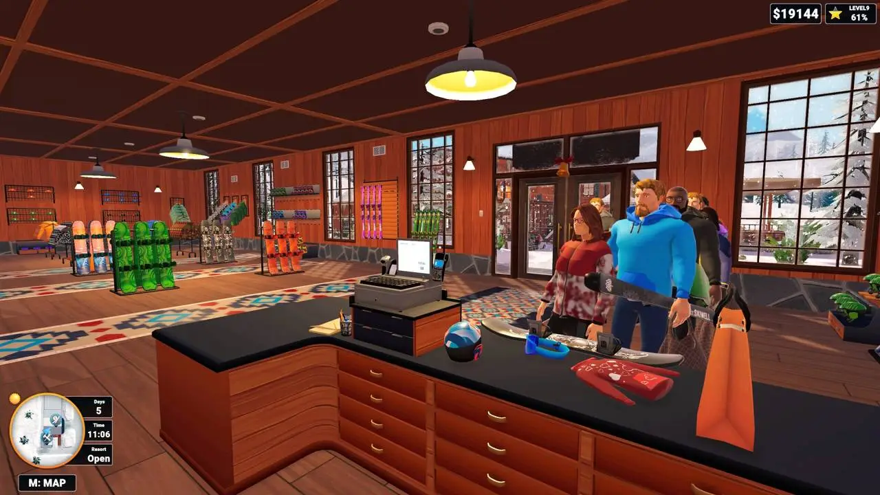 Скриншот игры Snow Resort Simulator
