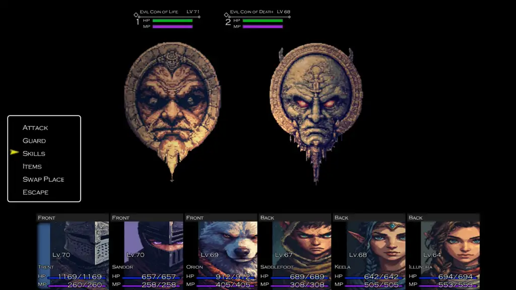 Скриншот игры Dungeon of Calibris: Demon Orb