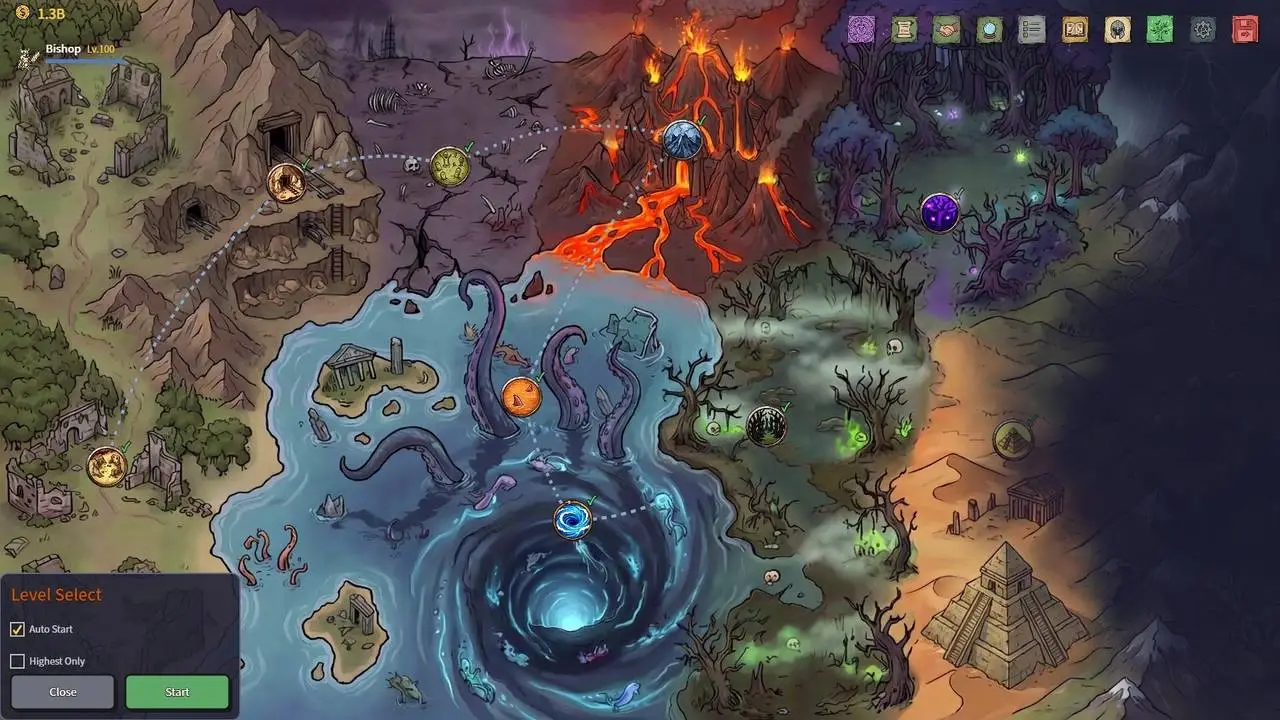 Скриншот игры idle:Doodle Realm