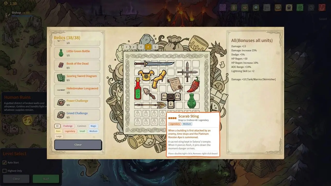 Скриншот игры idle:Doodle Realm