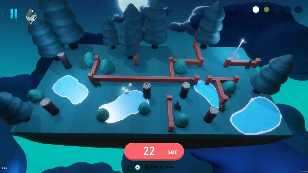 Скриншот игры Tilt It! Golf