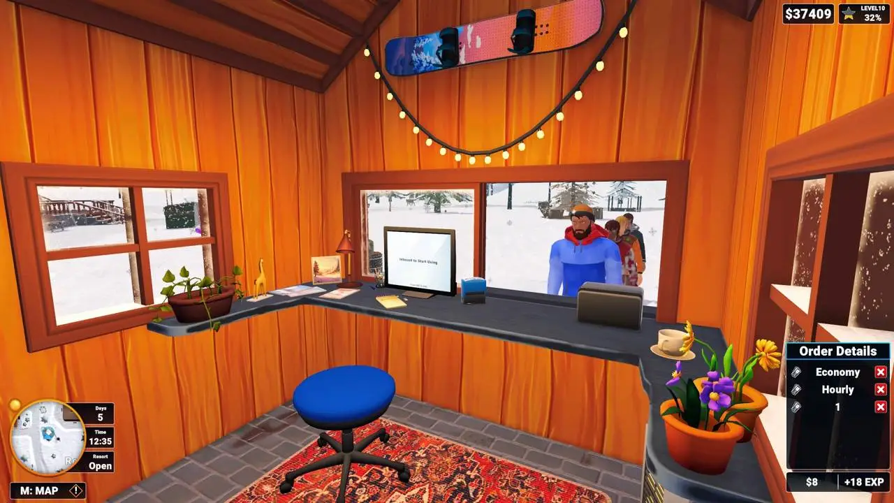 Скриншот игры Snow Resort Simulator
