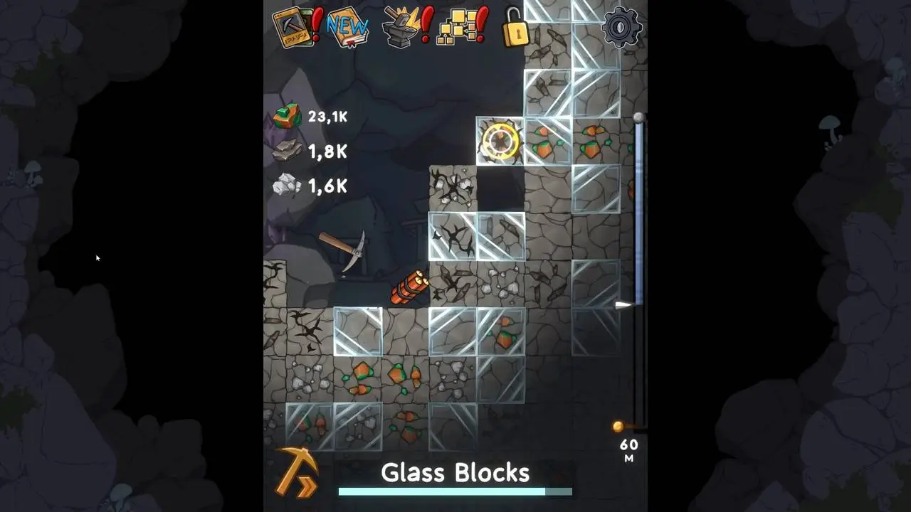 Скриншот игры Idle DeepMiner