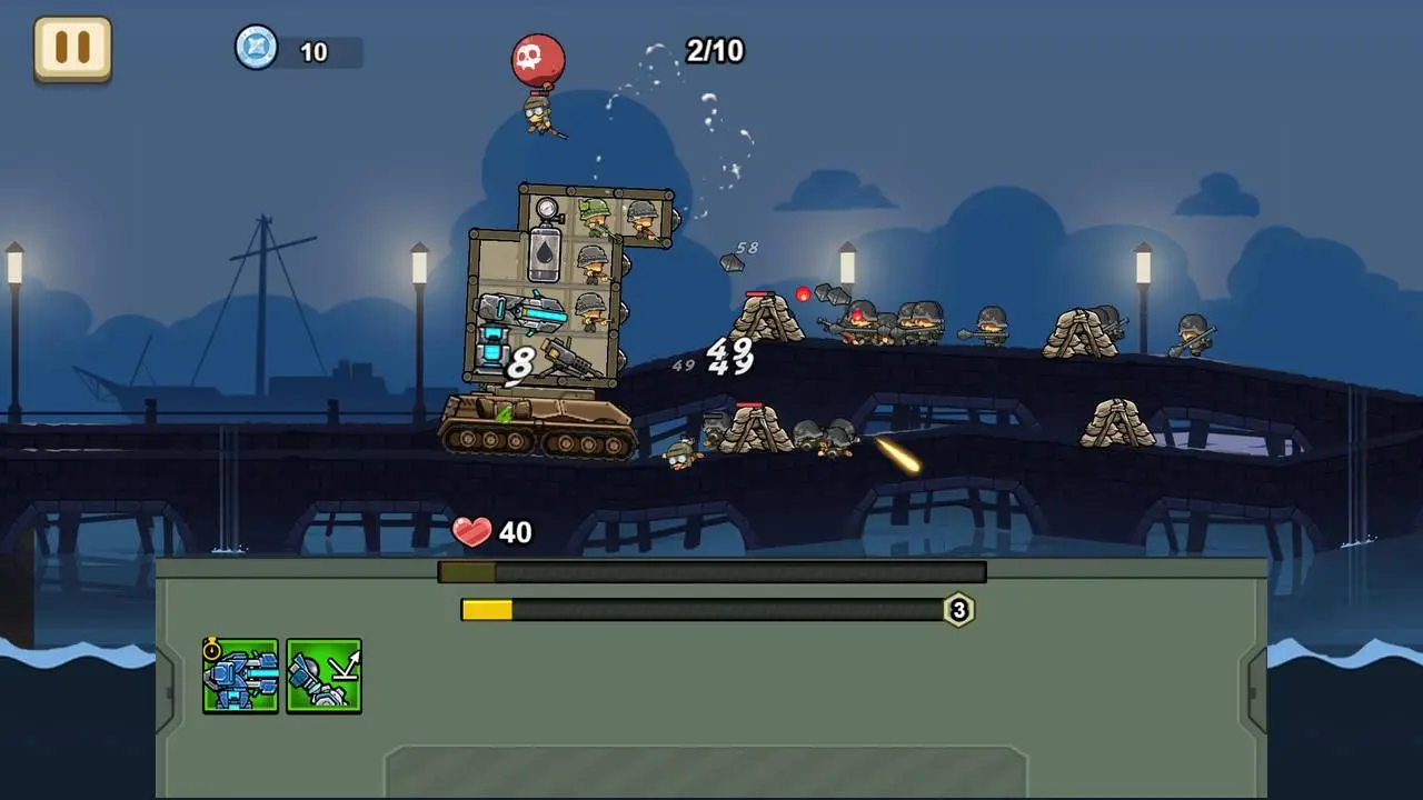 Скриншот игры Thunder Tank: Iron Shield