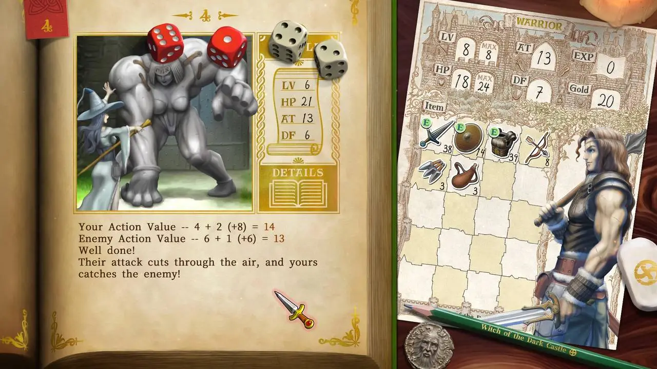 Скриншот игры Veritas Tales: Witch of the Dark Castle