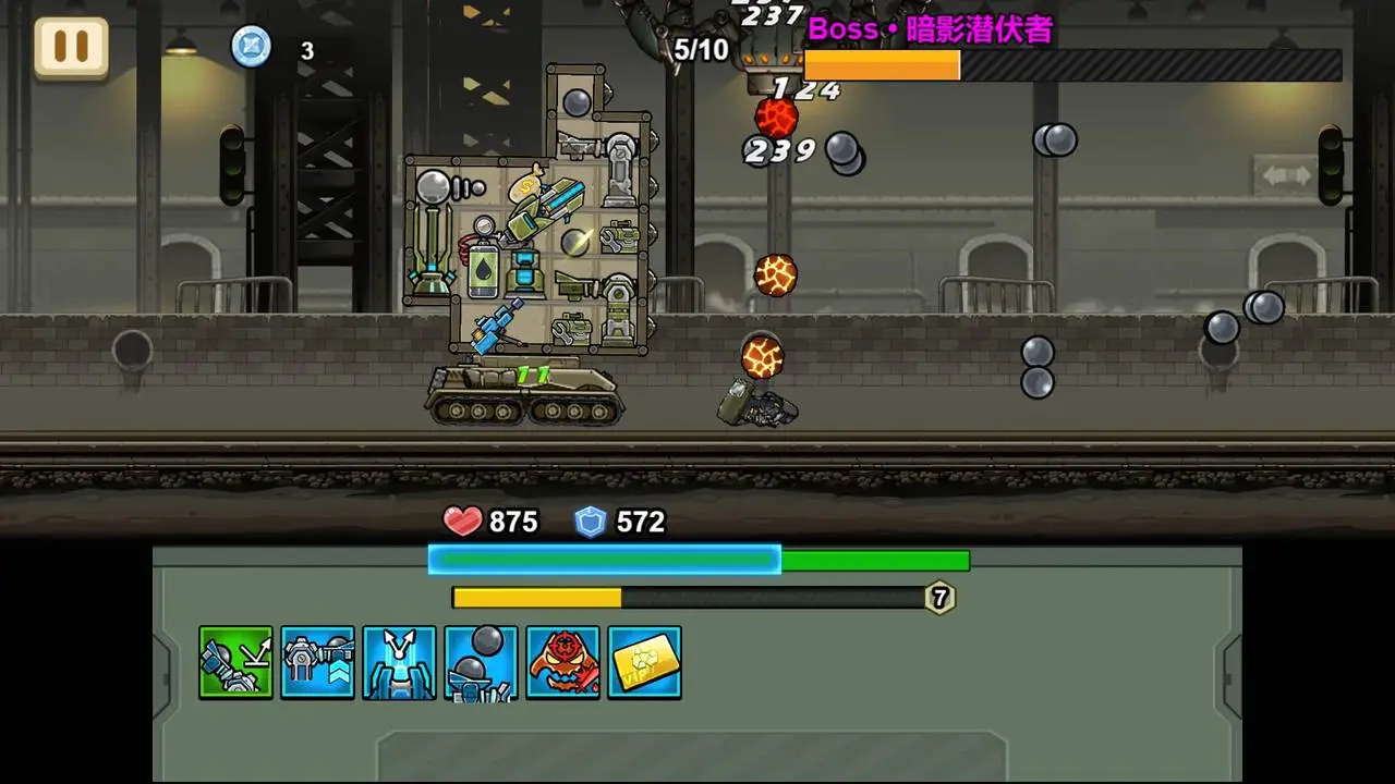 Скриншот игры Thunder Tank: Iron Shield