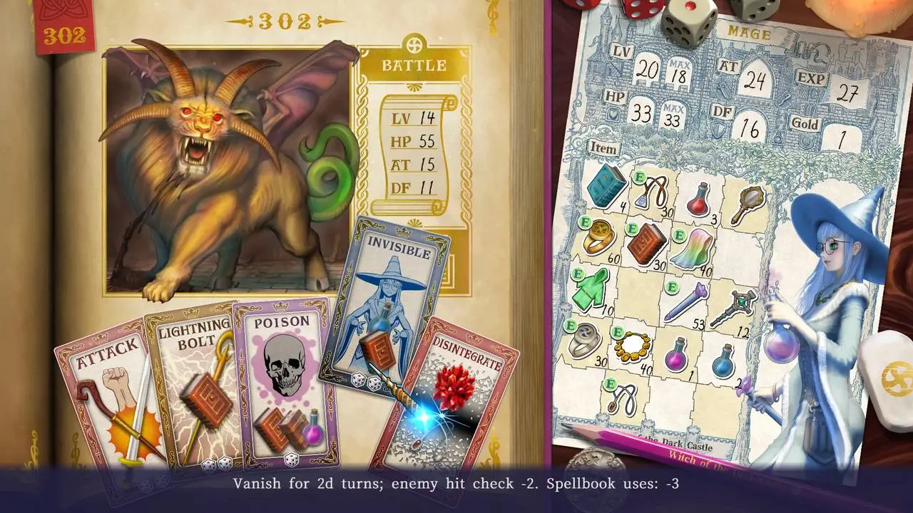 Скриншот игры Veritas Tales: Witch of the Dark Castle