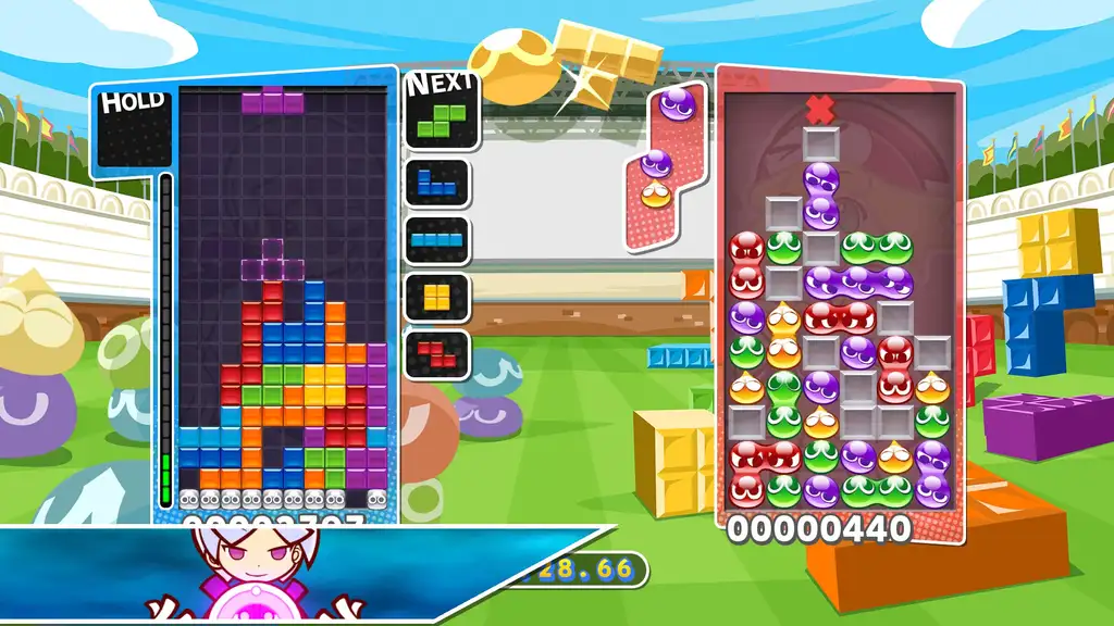 Скриншот игры Puyo Puyo Tetris
